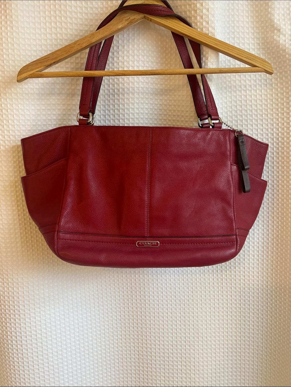 Coach purse red